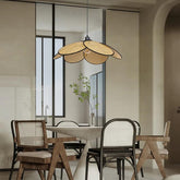 Porous Petals Bedroom Rattan Pendant Light - Clowas